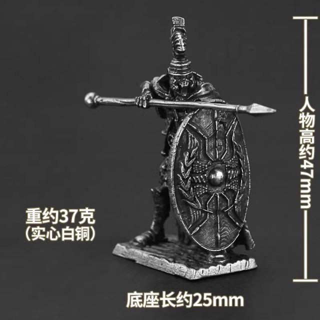 

Metal Lost Roman Legion Soldier Model Military Action Figures Board Game Pieces Desktop Car Interior Mini Ornament Accessories