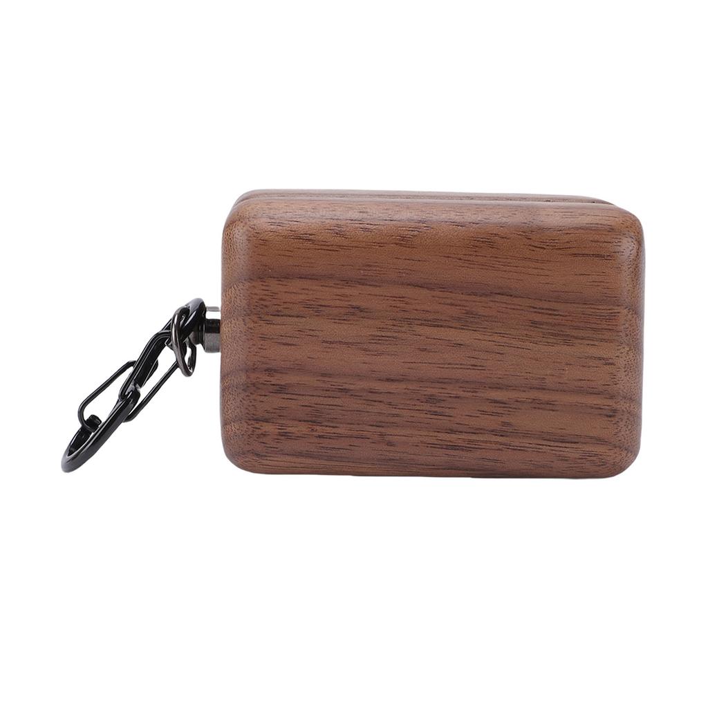 Wireless Earphones Case Fit for AMBEO SMART MOMENTUM 3rd 4th Wooden Storage Carry Cover Hand Polished Handcrafted Walnut Prevent Falls Bumps