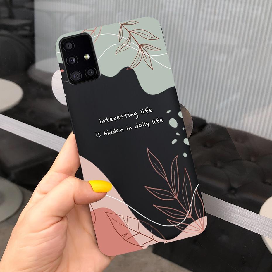 For Samsung Galaxy A51 5G SM-A516B Lovely Printing Jelly Phone Case Soft Silicone TPU Back Cover For Samsung A51 5G UW SM-A516V
