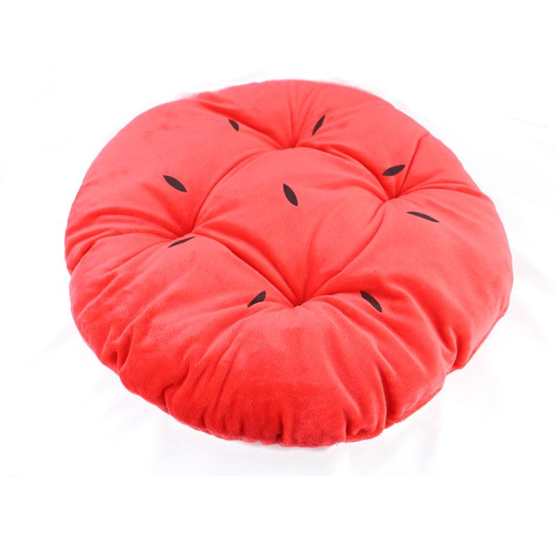 Cartoon Watermelon Shaped Kennel House for Cats Puppies Warm Dog Bed Mat Sofa Pet Cat Bed for Dogs Fruit Bed