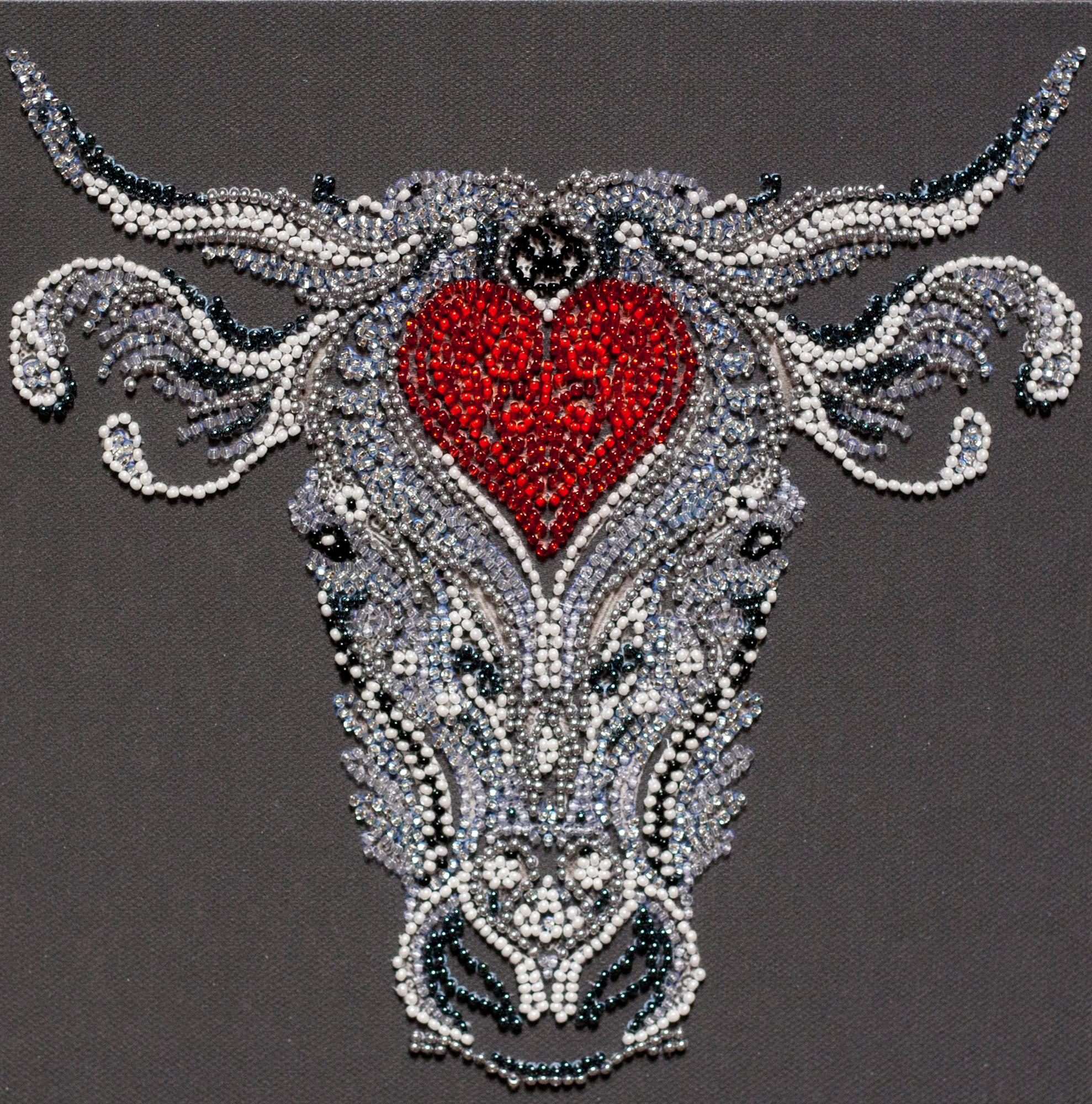 

Набір-міді для вишивання бісером на натуральному художньому холсті Абріс Арт Бик Taurus 200x200mm