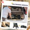 Foldable Pet Stroller, with Universal Wheels, Shock Absorber, for Medium and Large Dogs - Grey