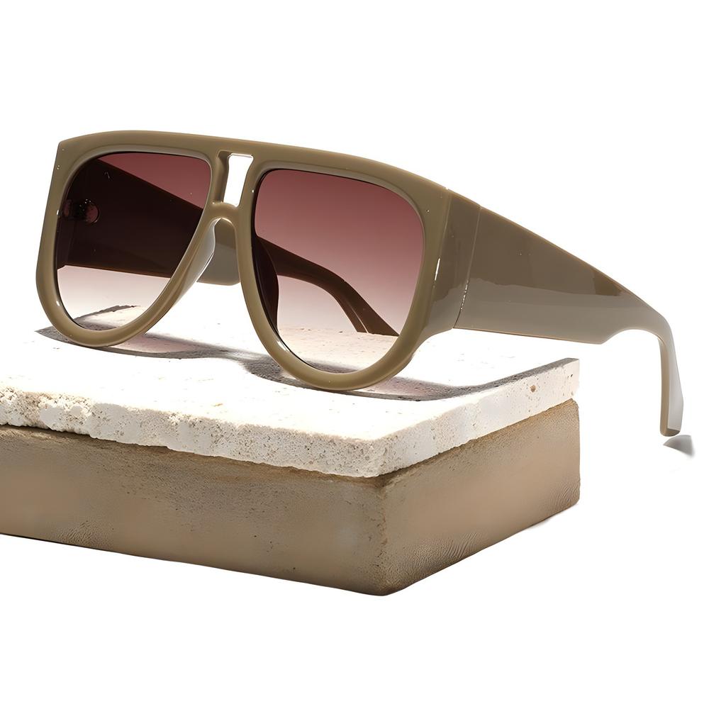 Briller Trendy solbriller, Briller med stor innfatning, Unisex trendy solbriller