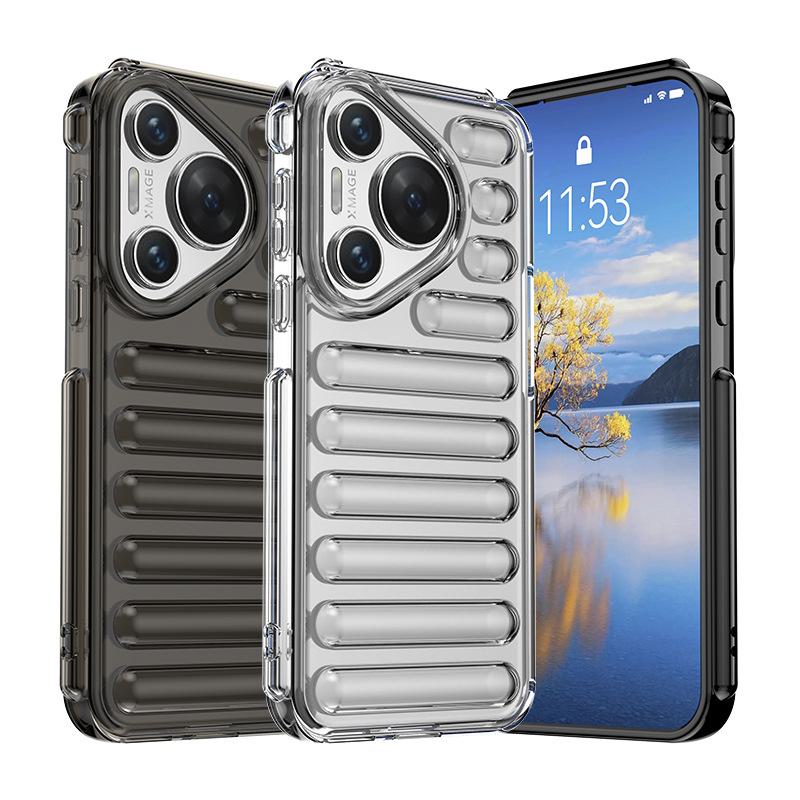 

Huawei Pura 70 Anti-Fall Clear Protective Cover - Capsule Series Huawei Pura 70 зелёный