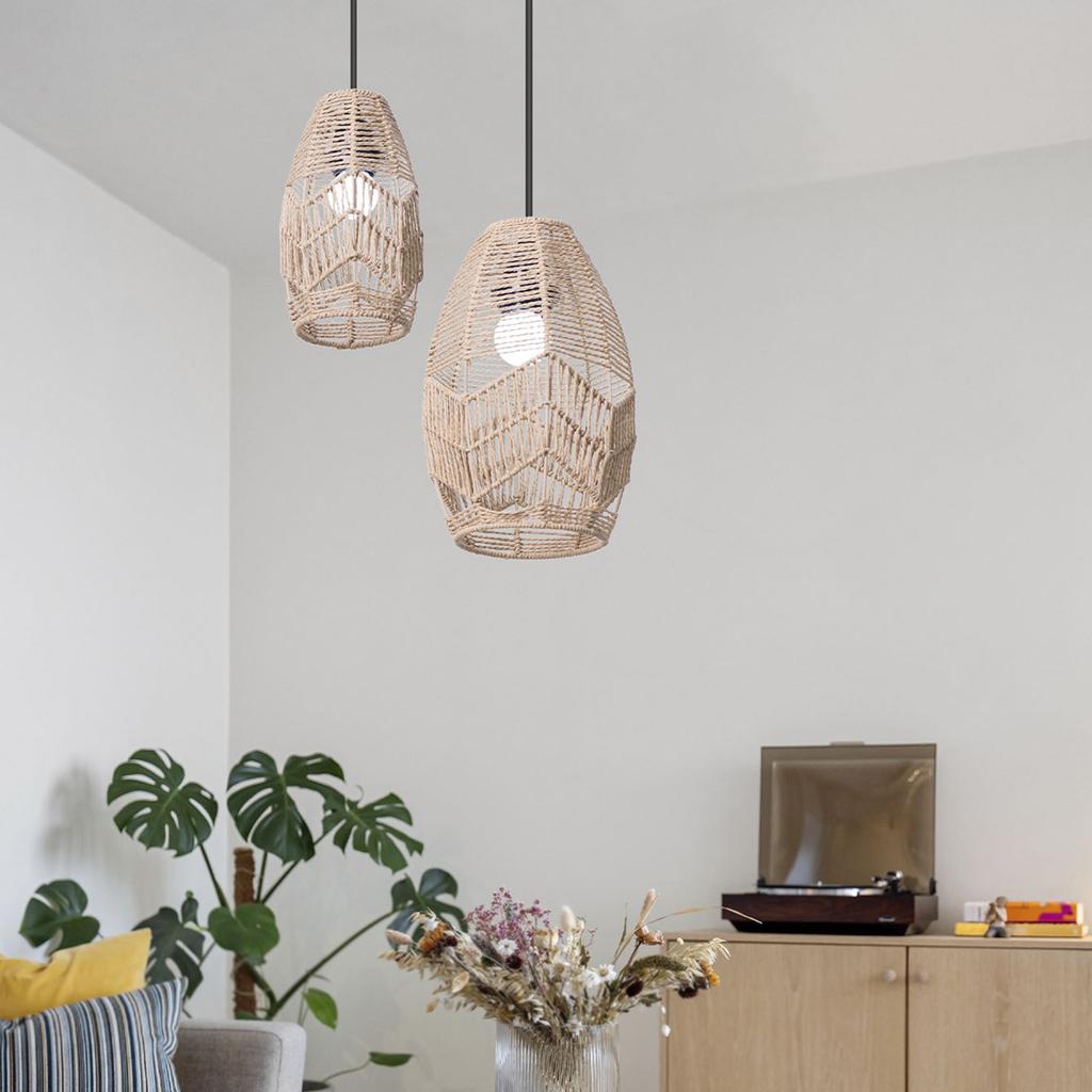 Hand-woven Vintage Pendant Lamp Shades