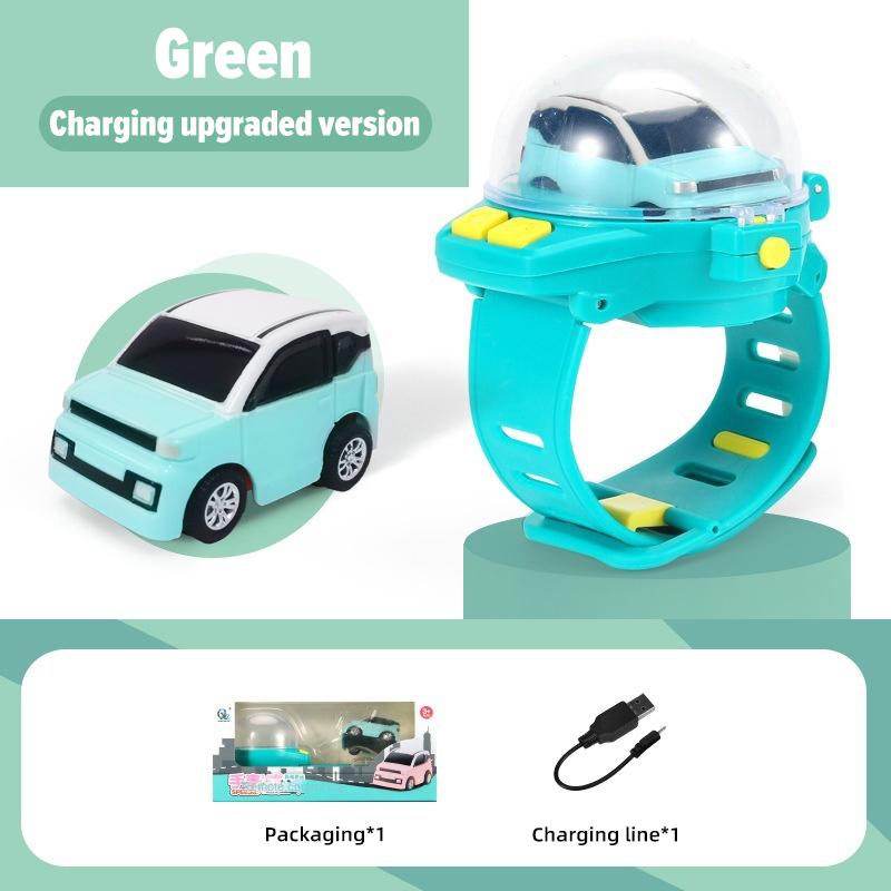 Mini Electric Watch Car Racing 2.4G Remote Control Car Portable Vehicle Kids Toys Christmas Gifts Parent-Child Interaction Game