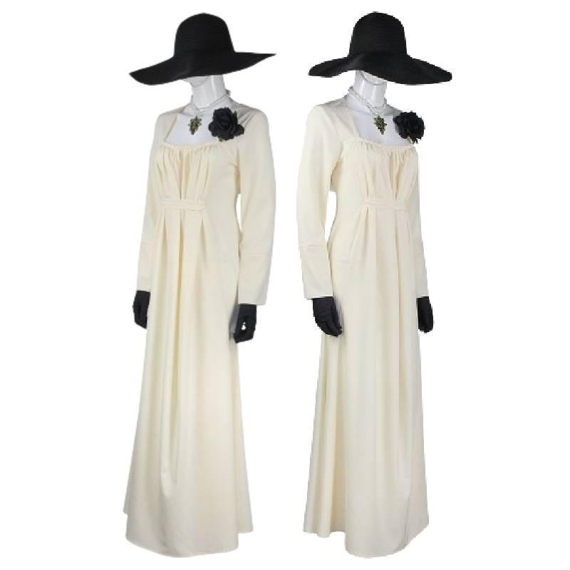 Halloween Cosplay Costume Biohazard 8 Village Vampire Lady Dimitrescu Dress Xs-xxxl