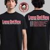 Lana Del Rey UK And Ireland Tour 2026 Logo And Tour Dates Two Sided Unisex Tee