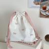 Multifunctional Drawstring Bag Cosmetic Bag Bows Makeup Bag Portable Storage Pouch Gift Pouch Small Storage Bag