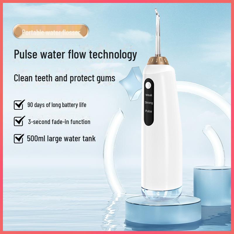 Portable Electric Water Flosser for Teeth Cleaning and Dental Care