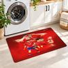 Flannel Kitchen Mat Pedri Soft Area Rug Non Slip Floor Carpet Home Decoration