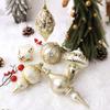 New Christmas Decoration Pendant Sticky Beads High-grade Christmas Ornaments Bright Screw Christmas Tree Decoration Hanging Box