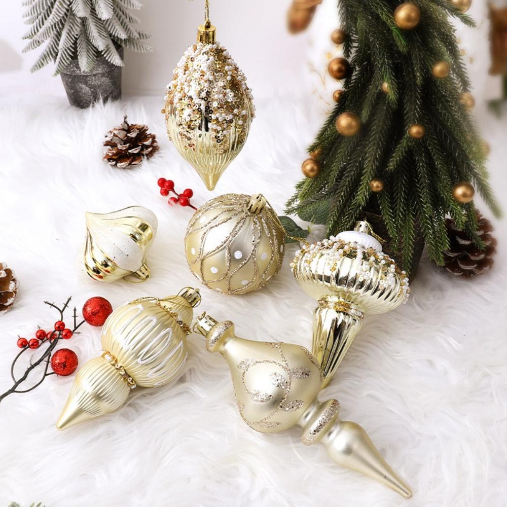 Neue Weihnachtsdekoration Anhänger Klebrige Perlen Hochwertiger Weihnachtsschmuck Helle Schraube Weihnachtsbaumdekoration Hängende Box
