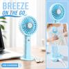 Portable USB Desktop Fan Compact Size Personal Cooling Fan with Rechargeable Battery and Stand for Office Home Travel Use
