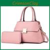 Elegant Soft Pu Vintage Bucket Bag For Women With Spacious Interior And Chain Detail