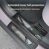 Fit For Geely EX2 Car Stainless Steel Threshold Strip Snowflake Texture Upgrade Car Protection Decorative Auto