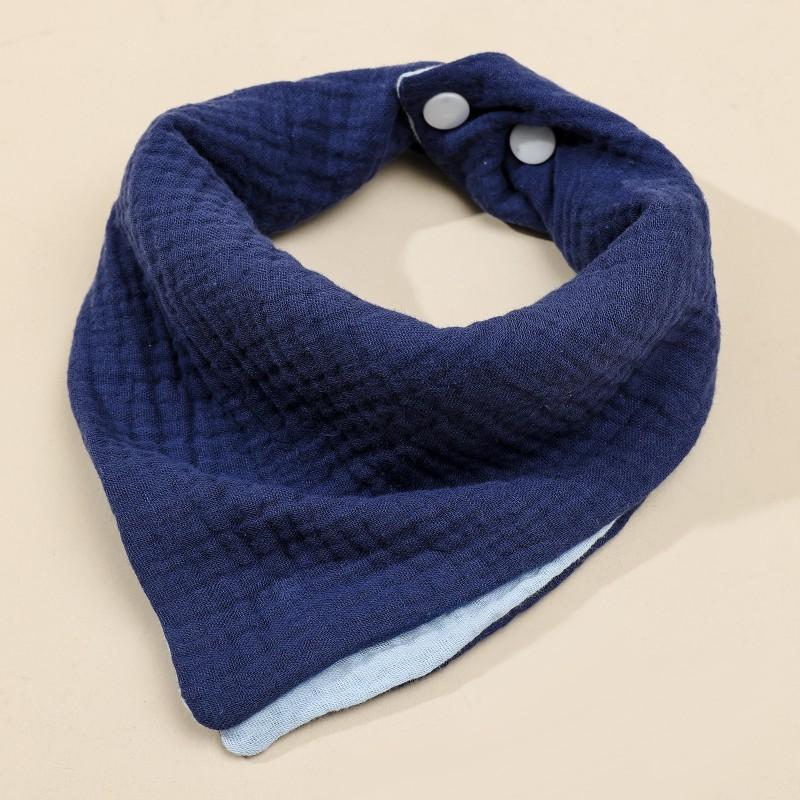 4-Layer Cotton Muslin Drool Bib Babies Toddler Triangle Soft Absorbent Baby Unisex