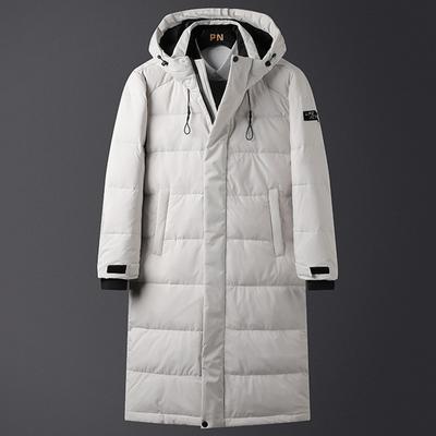 Winter Herren Mittellanger Casual Dicker Mantel