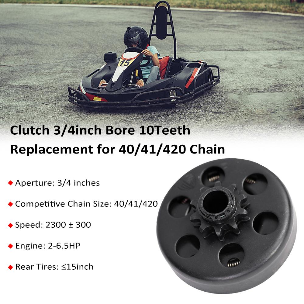 3/4 Hole 10teeth Replacement Enjotting Engagement Materials Engine 2-6.5 Less than and equal to15 Inch Portable Tires Wr-Resistant