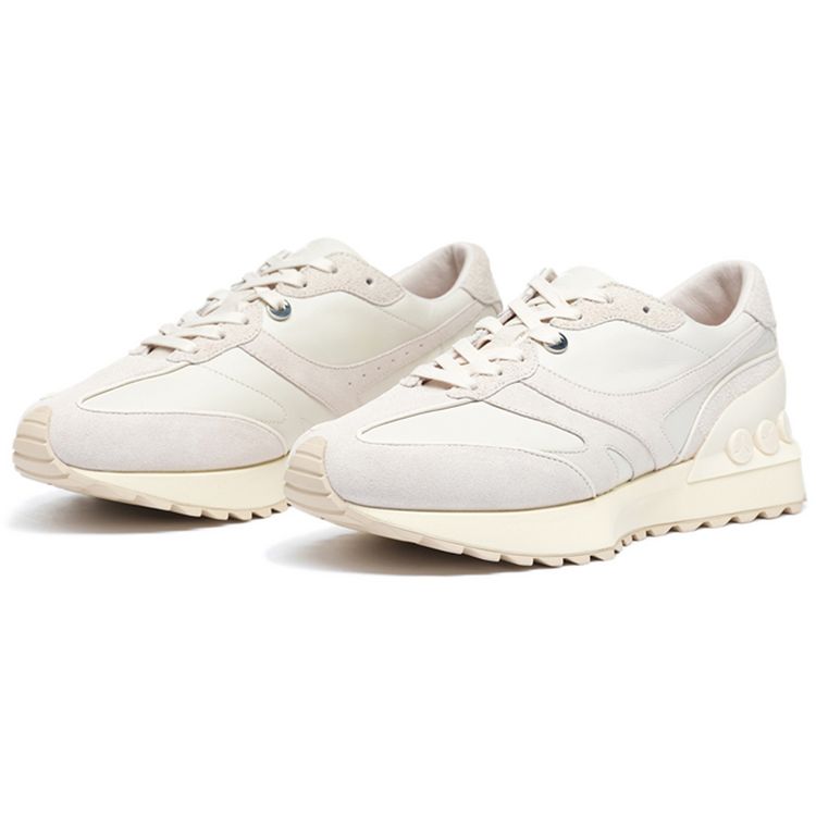 Li-Ning 1990 Zhenrong Lightweight Comfortable Non-Slip Low-Top Sports Casual Shoes Men Sneakers Pearl-White ALJS073-1