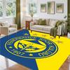 Fenerbahçe FC Design Crystal Velvet Rug Soft Decorative Mat for Bedroom Entrance