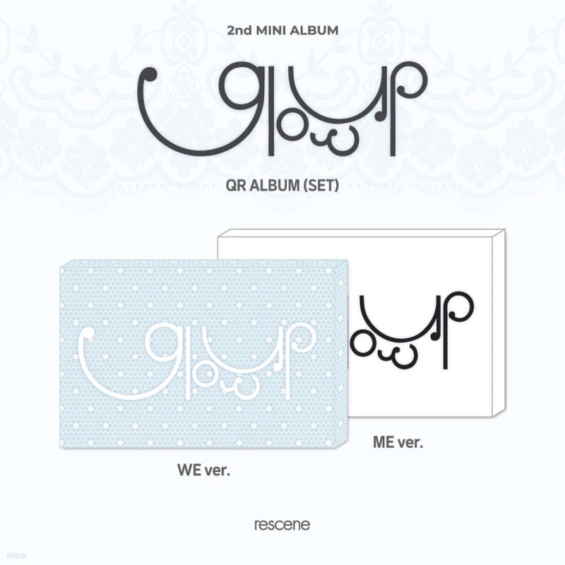 

RESCENE (Lisenne) - 2nd Mini Album: Glow Up [QR VER.] [2 types SET]