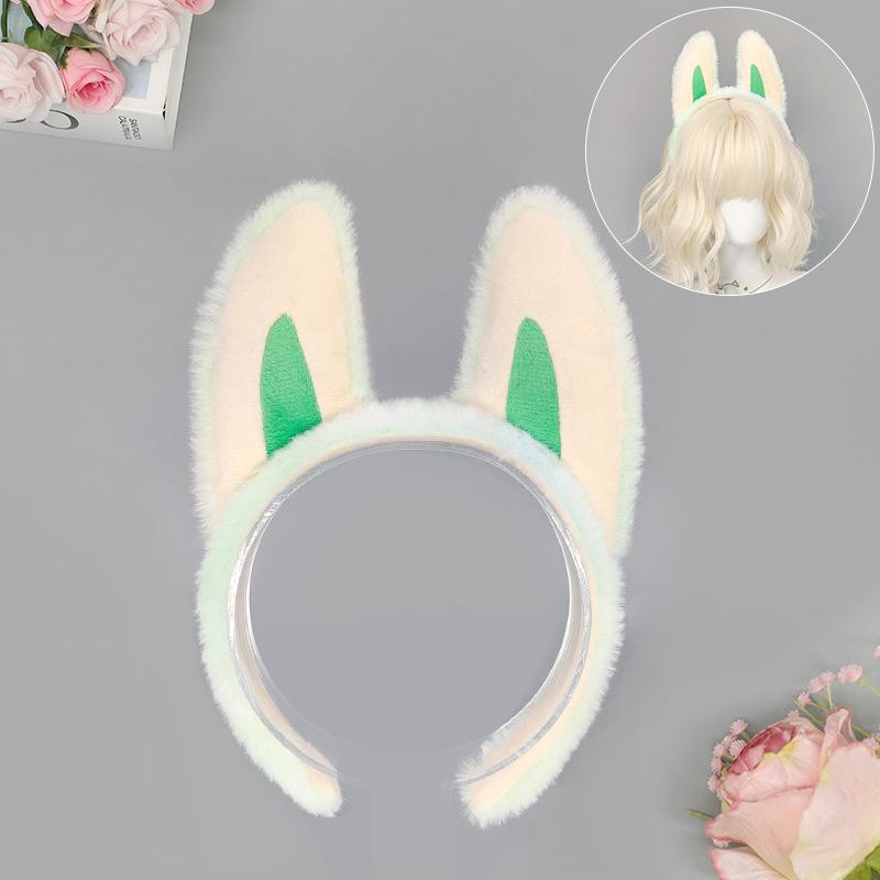 Kawaii Monsters BB Headband Cosplay Bubu Devil Baby Plush Ear Hair Band Cute Elf Ear Face Wash Headdress Friend Birthday Gifts