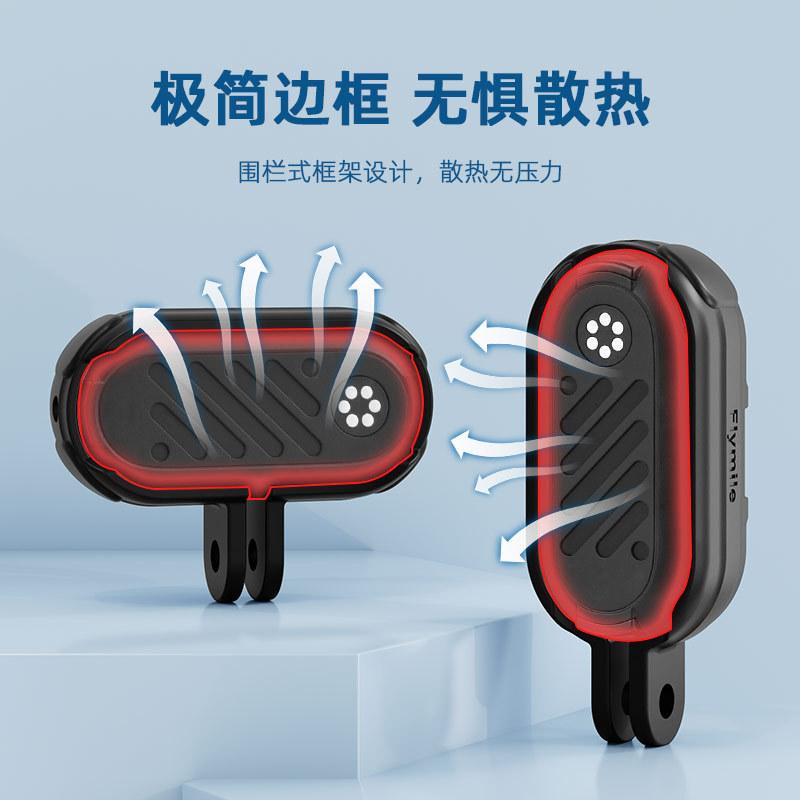 Suitable for Shadow Stone Insta360 GO 3/3S protective frame, sports camera horizontal shot rabbit cage protective case accessories