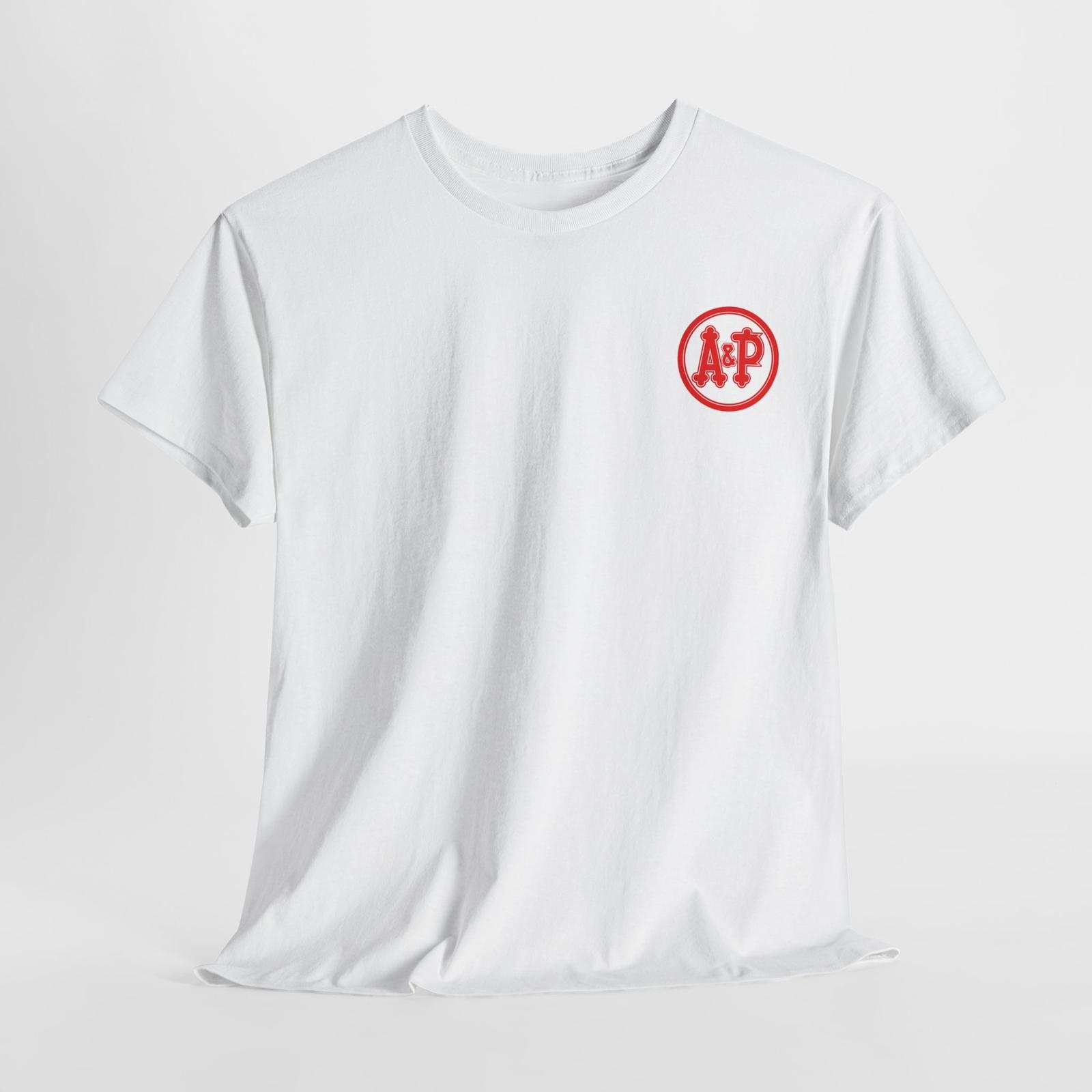 

Vintage Grocery Store Unisex Heavy Cotton T-Shirt Mens Womens Tees Top Tee, AP 1923 Supermarket, Retro S