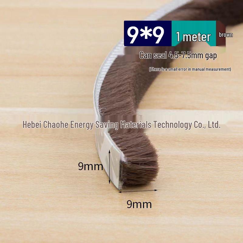 Self-Adhesive Wool Weather Stripping for Doors and Windows