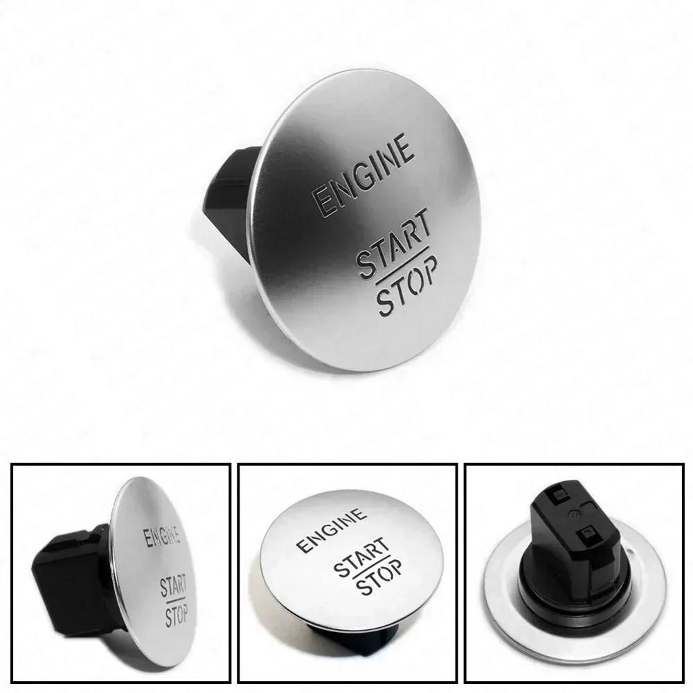 

1 шт. Автомобильная бесключевая кнопка запуска и остановки двигателя, переключатель зажигания, красный, серебристый для Mercedes, Benz S / W164 / W205 OEM 2215450714 серебряный