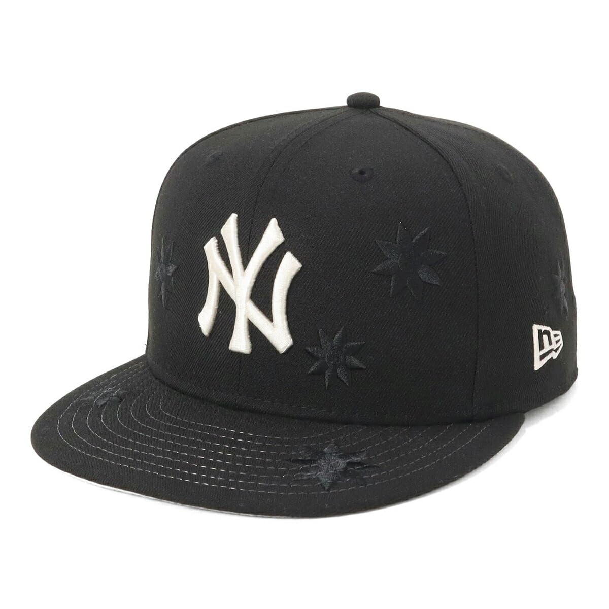 

New Era Cap 59FIFTY MLB FLOWER EMBROIDERY Floral Pattern NY Black 7 12 5950 FLOWER EMB NEYYAN BLK 14388857 NER36C1433