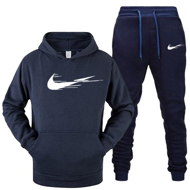 Sweatpants and Hoodie Set Tracksuit Men 