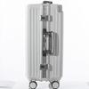 20-Inch Lightweight Aluminum Suitcase with Universal Wheels for Female Students