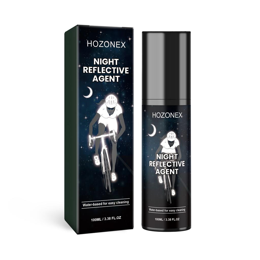Night Reflective Safety Spray Paint for Bikes Clothing Outdoor Gear High Visibility Fluorescent Coating