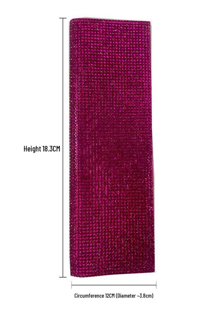 Rhinestone Diamond Microphone Cover for Children's Performance (Prop Only, Mic Not Included)