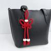 DIY Bag Pendant 1Pcs Handmade Butterfly Braided Rope Keychain Charm for Purse Decoration Customizable Accessory