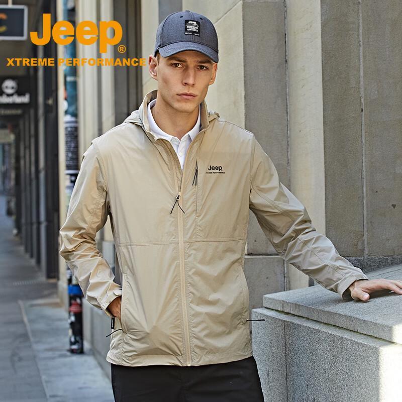 

JEEP Men s Lightweight Windbreaker Jacket M