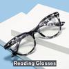 Vintage Flower Printing Reading Glasses Cat Eye Design Far-Sighted Eyewear Fashion Women Men Prescription Presbyopia Eyeglasses