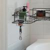 Shower Basket Rack Shelf Hook, Hanger for Wall-Mounted Shower Caddy Accessories, Suitable for Storing Loofahs, Razors, Body Brushes Utility Hooks