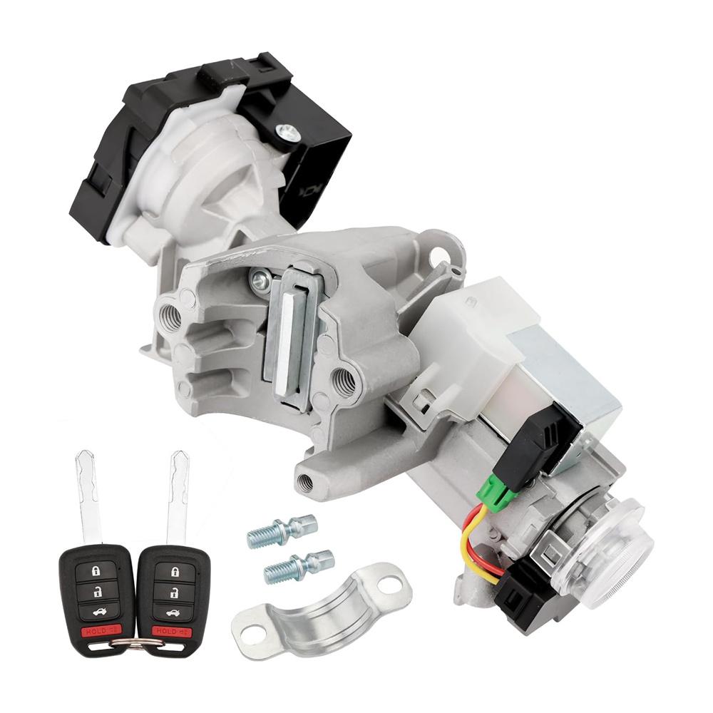 Ignition Lock Cylinder Switch Assembly With 2 Key Shells New For Civic 2014-2015