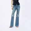 YERAD Women's Supermodel High-Stretch Flared Denim Jeans