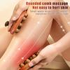 Wood Handheld Massage Brush Wood Meridian Gua Sha Slimming Brush Massager Abdome Full Body Massage Comb Acupressure Brush