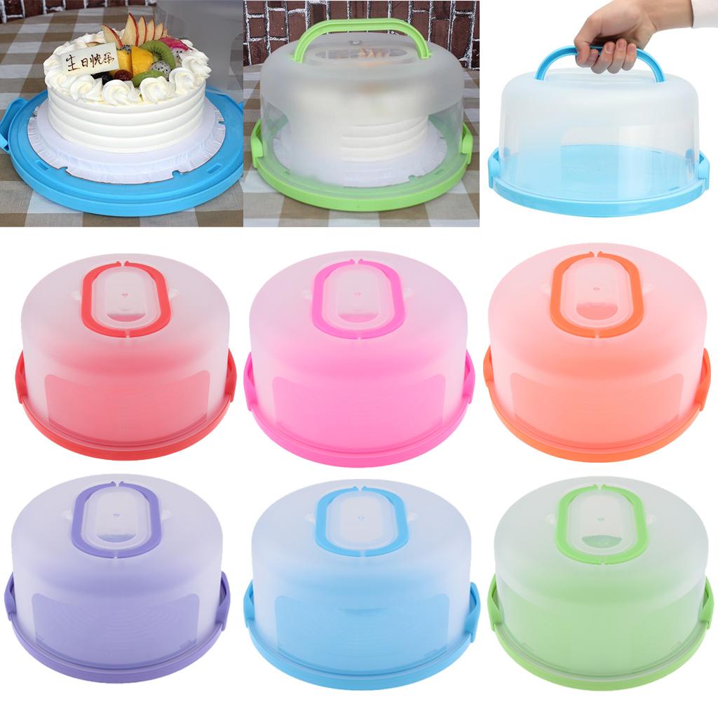 Portable Cake and Cupcake Carrier/Storage Container for Transporting Cakes Cupcakes Pies Dessert Display