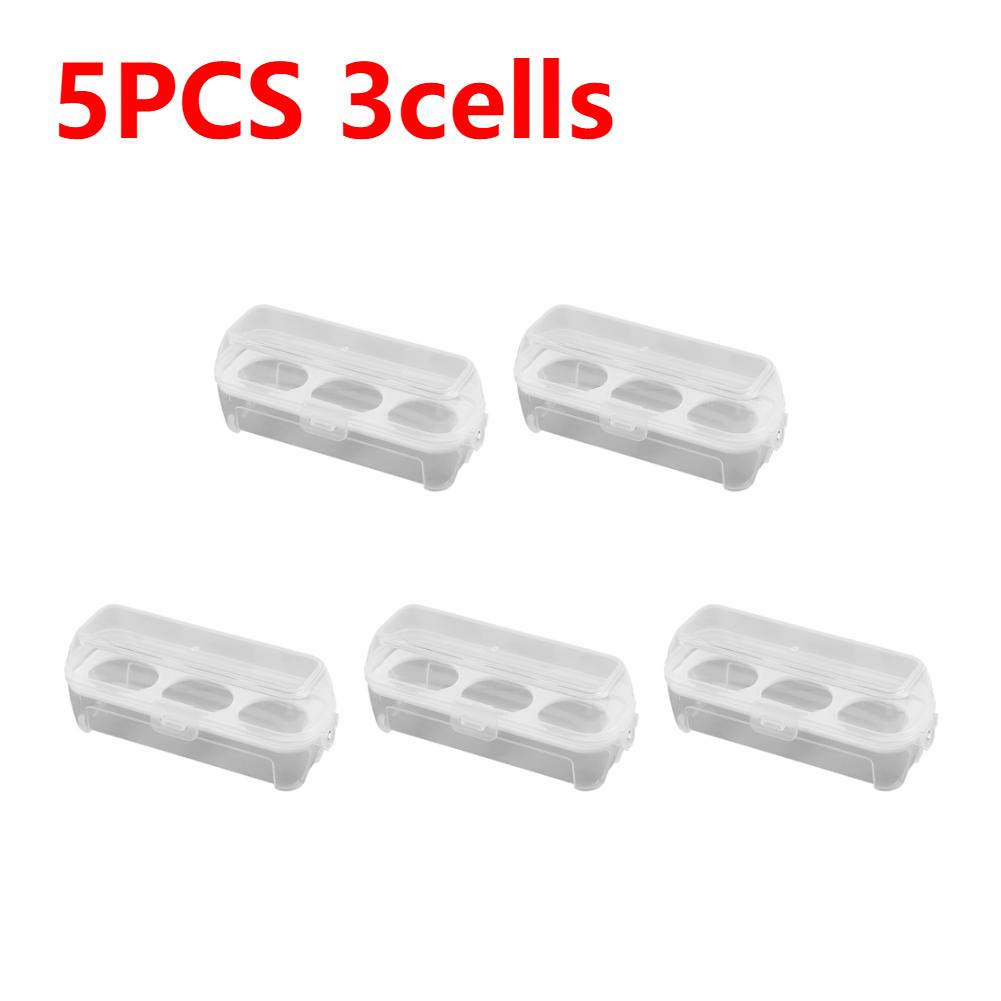 3/4/8 Grid Egg Holder Plastic Egg Protector Tray Portable Eggs Carrier Container Case for Refrigerator Camping Picnic Hiking