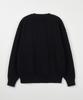 NODU Waffle Henley Neck Knit [Black]