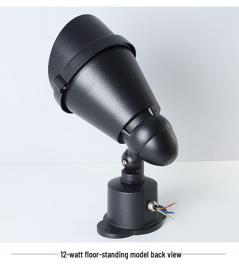 Outdoor Waterproof Plug-In Spotlight for Gardens and Lawns