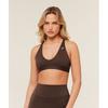 Flow Light Support Sports Bra Archive Brown B4c1u Nby8