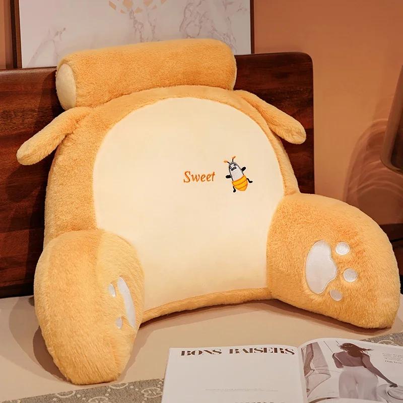 Triangle Reading Pillow Lumbar Support Pillow Soft Headboard Cushion Can Be Disassembled Washed Large Backrest Cushion Office