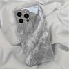 Marble patterned glass phone case suitable for iPhone 17 16 15 14 13 12 11 Pro/Max/Plus anti drop and shockproof back cover